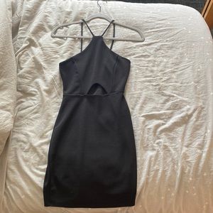 Black Windsor Bodycon Party Dress